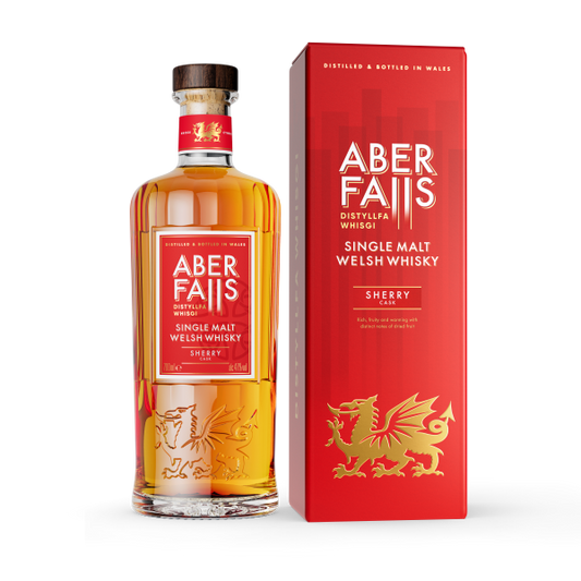 Aber Falls Single Malt Welsh Whisky Sherry Cask– Now Bottled at 47% ABV